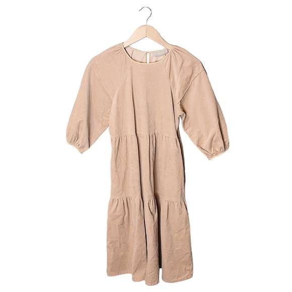 Everlane The Tiered Corduroy Midi Dress - Picture 2 of 6